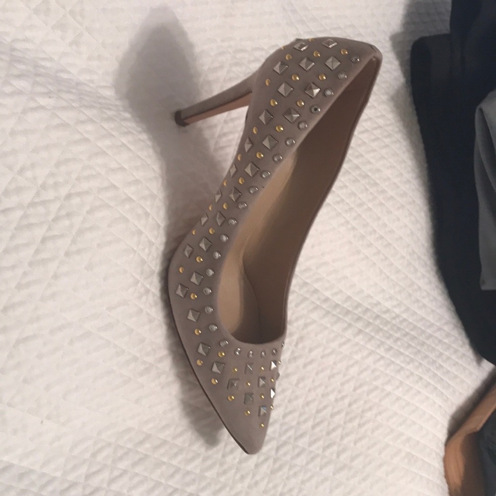 Jcrew Studded Suede Shoes